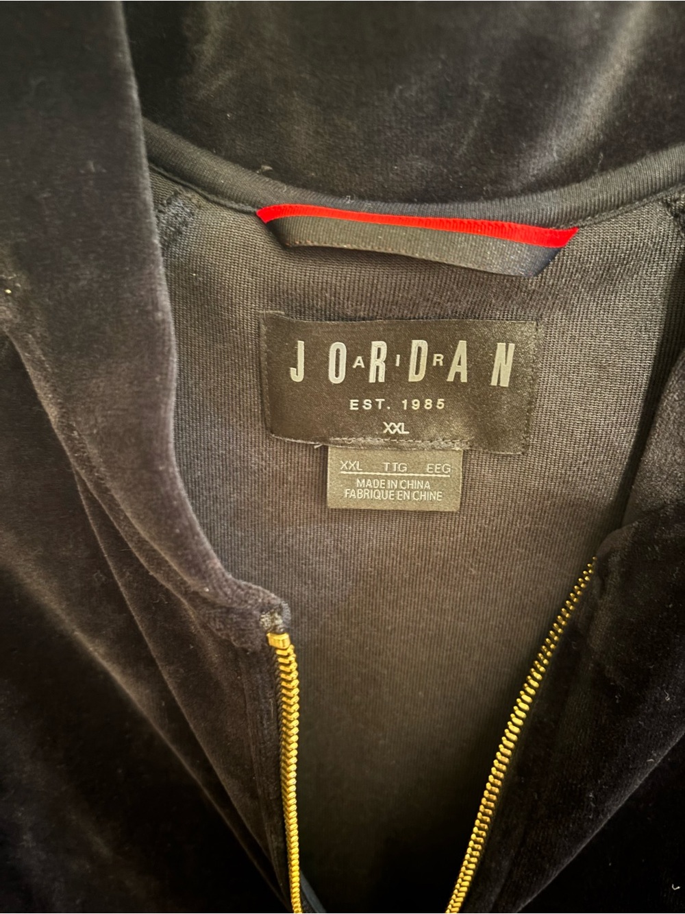 Jordan Velour Track Jacket - Picture 3 of 3
